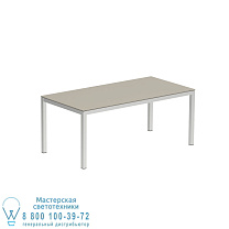 СТОЛ TABOELA 180X90CM + КЕРАМИЧЕСКАЯ СТОЛЕШНЯ ЖЕМЧУЖНО-СЕРЫЙ Royal Botania