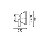 BU96 MaxiWoody                                                                                            iGuzzini Spotlight with bracket - Neutral White COB LED - Integrated dimm electronic control gear DALI - Flood optic