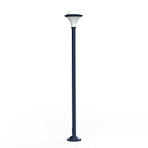 Dallas N° 9; Opal polycarbonate E27 75W; Matt azure blue