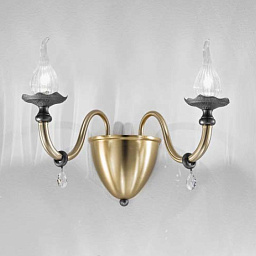 531/2A Brushed gold+nickel IDL Poesia Настенный светильник