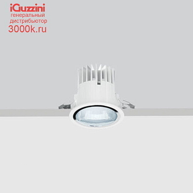 N125 Reflex iGuzzini wall-washer luminaire - Ø 96 mm - warm white - frame