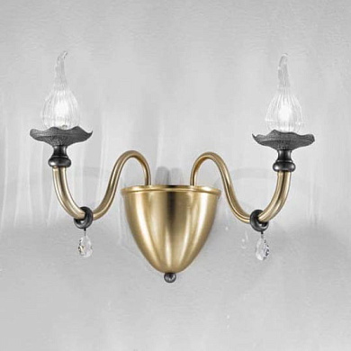 IDL Poesia 531/2A Brushed gold+nickel бра