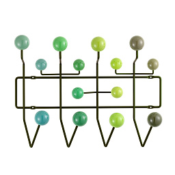 20119102 Vitra Hang It All Вешалка настенная зеленая на черном