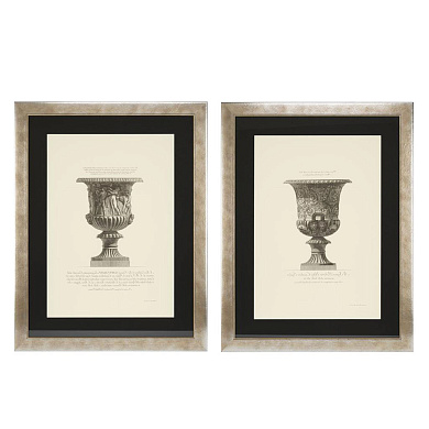 110130 Prints EC230 Giovanni Piranesi set of 2 отпечаток Eichholtz