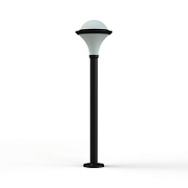 Dallas N° 8; Opal polycarbonate E27 75W; Dark black