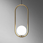 HOOP-B01 Imperiumloft Matthew Mccormick Hoop Gold Mila Pendant подвесной светильник 60W — фото 2