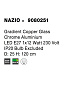9080251 NAZIO Novaluce светильник LED E27 1x12W 230V IP20