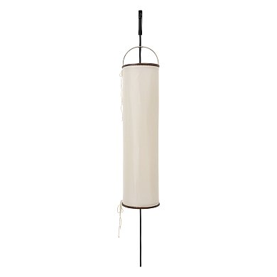 Настенный светильник GUBI Silk Lantern, чёрный полуматовый / натуральный белый шёлк