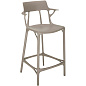 05888GR Kartell AI Барный стул AI Recycled 65 см, серый — фото 3