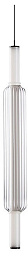 A6840SP-12CL Arte Lamp Rigla подвесной светильник с цилиндрическим плафоном и серебристым элементом