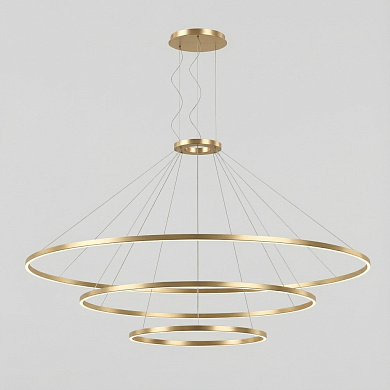 CS4G-00V9AZDUEF подвесной светильник Leds C4 Circular Downward 3 Rings (ø3000 ø2000 ø1200) золотой