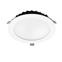 Downlight Vol ø254 mm 25.4W 3000K CRI 80 83.1º White IP54 3012lm