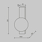 Настенный светильник Maytoni Lunella 25W Латунь MOD470WL-01BS — фото 5