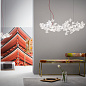 Slamp Hanami SP L люстра дизайнерская белый; прозрачный HANSL00PRS01T00000EU — фото 3