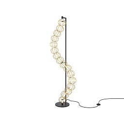 MOD216FL-L38G3K Maytoni Golden Cage торшер с множеством шарообразных плафонов на золотистой стойке