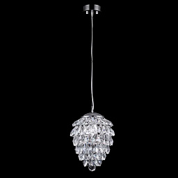 CHARME SP2 CHROME/TRANSPARENT Crystal Lux CHARME подвесной светильник с многоуровневыми хрустальными элементами
