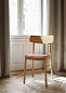 Soma dining chair Oiled oak W/Leather Woud, стул