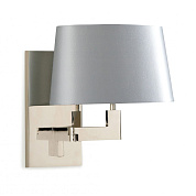 Library Bathroom Wall Light Nickel Porta Romana