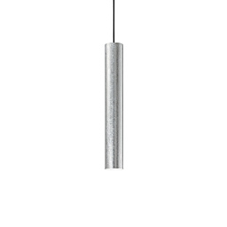 141800 Ideal lux Look подвесной светильник цилиндрической формы из матового серебра