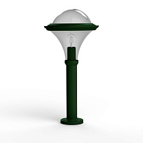 Dallas N° 7; Smoked polycarbonate E27 75W; British green