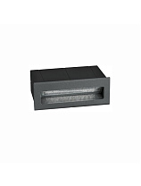 Dark Gray Aluminium LED 3 Watt 202Lm 3000K 220-240 Volt 50Hz Beam Angle 17° IP54 L: 13.5 W: 8 H: 5.5 cm Cut Out: 12.7 x 4.5 c
