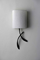 Bronzed shown with 7 1/ 4 Open Back Oval in Natural Linen with Cream Card lining