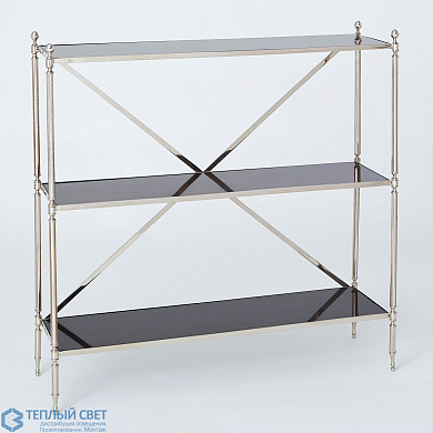 Acorn Open Shelf-Nickel Global Views книжный шкаф