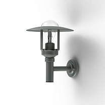 Newpark N° 2; Clear glass E27 105W; Metal grey