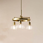 Eastmont 3 Light Chandelier Brushed Natural Brass and Walnut Wood люстра 52402BNB Kichler — фото 5