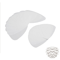 Silvia white - PP Leaves set