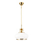 HL 6-1270 gold-Kabel/386 opal-gold Empire Orion подвесной опаловый светильник — фото 3