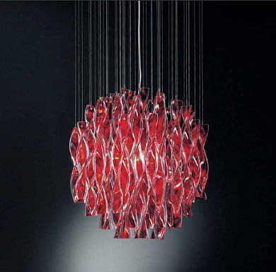 подвесной светильник с плафоном в виде кластера