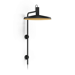 339620BK4 Wever Ducre Roomor настенный светильник с вытянутым подвесом, чёрный