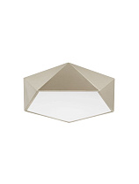 Bronze Metal Acrylic LED E27 4x12 Watt 100-240Volt IP20 Bulb Excluded D: 40 H: 10 cm
