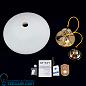 EMPIRE Orion подвесной светильник HL 6-1271 gold-Kabel/387 opal-gold золотой