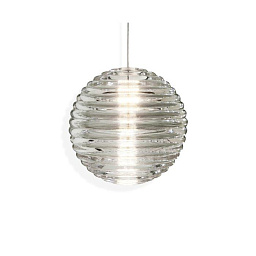 PRP01CLEU Tom Dixon Press подвесной светильник с рифлёным стеклянным плафоном сферической формы