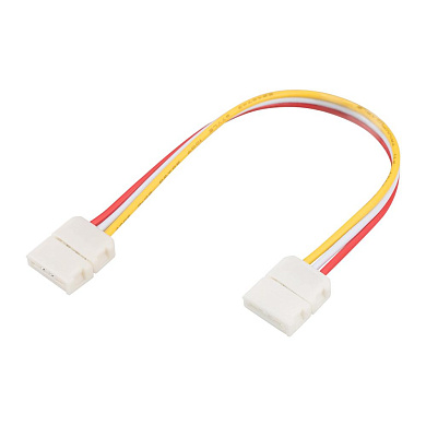 двойной пластиковый коннектор с проводом для соединения светодиодных лент с регулировкой цветовой температуры