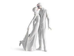 01007231 Lladro Re-cyclos фарфоровая фигурка женщины в развевающемся платье