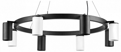 трековый прожектор белого цвета на креплении