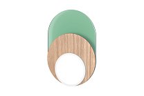 Dot 04, Корпус: белый; панели белый + дуб