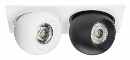 i5266474 Lightstar Intero двойной встраиваемый потолочный светильник белый