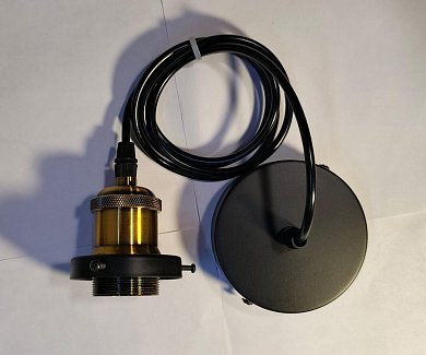 Кабель с патроном E27 Kink Light черный 097115