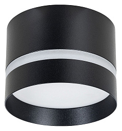 A2265PL-1BK Arte Lamp Imai накладной потолочный светильник черного цвета с декоративным кольцом