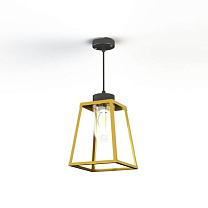 Lampiok 1 N° 3; Clear glass E27 52W; Tinted lacquered brass