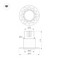Безрамочный встраиваемый светильник Arlight MS-INVISIO-TRIMLESS-R45 10 Вт IP54 — фото 1