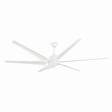 33512WPA Faro CIES White ceiling fan with DC motor SMART люстра-вентилятор блестящий белый