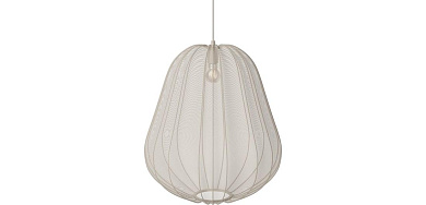 подвесной светильник с лёгким полупрозрачным плафоном