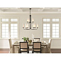 Truby 9 Light 2 Tier Chandelier Black люстра 52482BK Kichler — фото 3