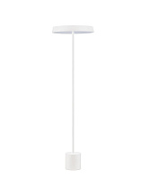 Matt White Aluminium & Acrylic Black Fabric Cable LED 33Watt 220-240Volt 2666Lm 3000K IP20 Switch On/Off D: 40 H:136 cm Cable L: 250 cm