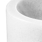 110830 Bowl Conex honed white marble декор Eichholtz
